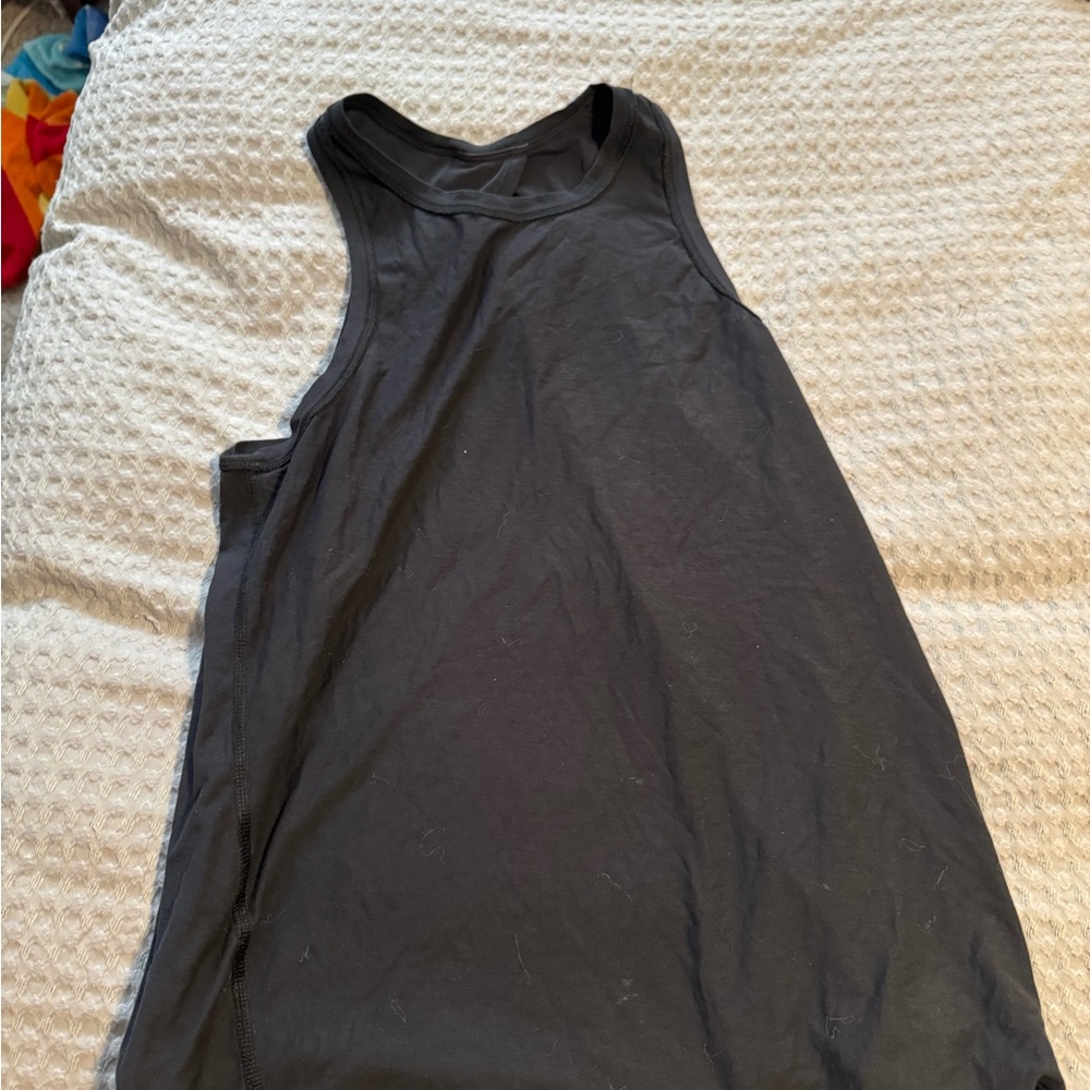 Black Sleeveless Tank Top lululemon ties back option